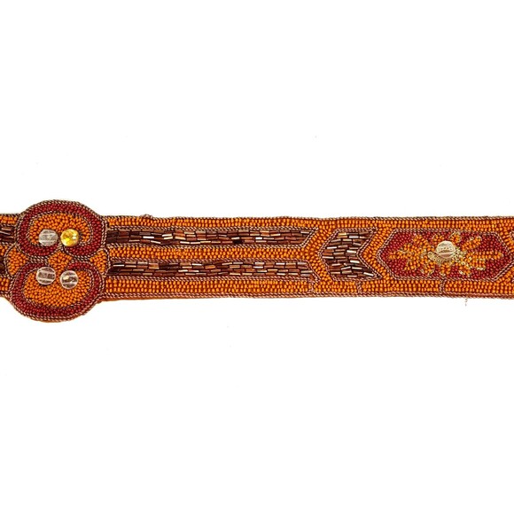 Gorgeous Antique Art Deco Flapper Handmade Beaded Belt-Vintage 1920\'s AS-IS main image 10